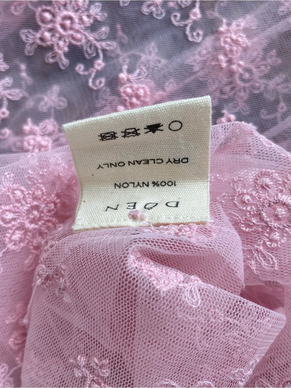 Doen adalise dress pink sheer lace - Picture 8 of 14